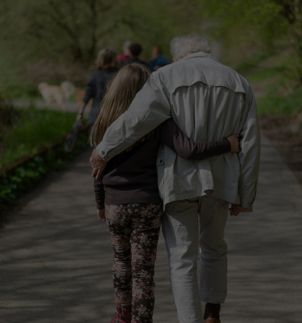 grandfather and teen